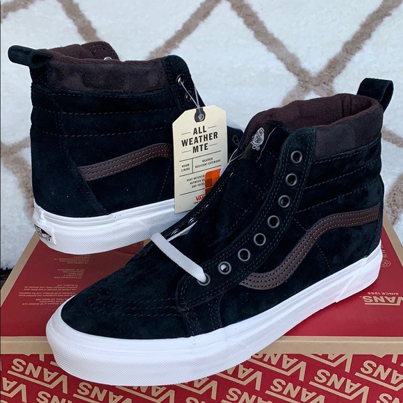 • VANS SK8-Hi Mte Black/Chocolate Torte Men’s - Picture 5 of 16